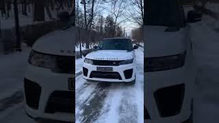 RANGE_ROVER_SPORT_SVR прокат с водителем#аренда ренж ровер без водителя#белый джип на свадьбу