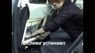 Установка подголовника с монитором и DVD в автомобиль | Как установить подголовник с монитором?