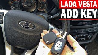 Чип Ключ  Лада Веста 2017 изготовление дубликата автоключа зажигания. Lada Vesta Add key