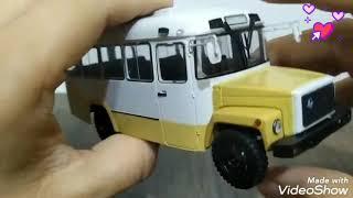 Обзор модели автобуса КАВЗ-3976 от фирмы Авто история масштаб 1/43.