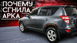 Как убрать рыжики с арок автомобиля?