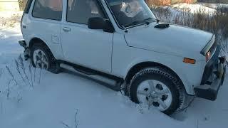 Нива в снегу!OffRoad на ниве!Тест драйв нивы!