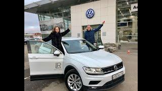 Получили новый VW Tiguan от LR. Антон и Алена Филипповы. Автопрограмма LR