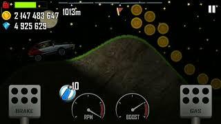 Проехал 1587м на БЫСТРЫЙ АВТОМОБИЛЬ в НОЧЬ в Hill Climb Racing 1 | Езда №7