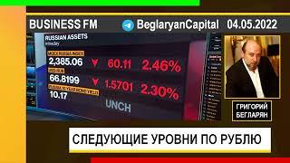 PUT IN MARKET -- Григорий Бегларян: СЛЕДУЮЩИЕ УРОВНИ ПО РУБЛЮ (04.05.2022)