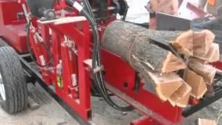 Распиловка и обработка леса на колесах! Homemade Firewood Processor Detroit Diesel Powered