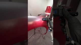 BEAUTIFUL PROFESSIONAL CAR PAINT RED PEARL PROCESS AND REPAIR #bodyshop #paint