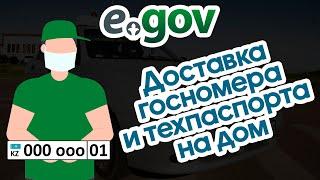 Доставка госномера и техпаспорта