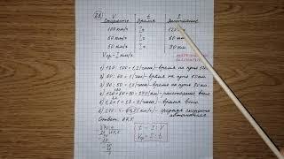 21) Первые 120 км автомобиль ехал со скоростью 100 км/ч,  следующие 60 км - со скоростью 60 км/ч