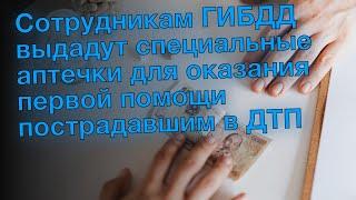 Сотрудникам ГИБДД выдадут специальные аптечки для оказания первой помощи пострадавшим в ДТП