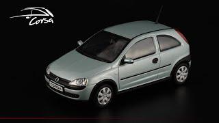 Двадцать лет тому назад: Opel Corsa C • Minichamps • Масштабные модели автомобилей 1:43