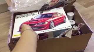 UNPACKING UNBOXING SCALE MODEL  Обзор моей посылки. Хобби. Сборные склеиваемые модели авто 1/24