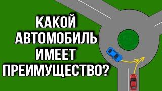 Какой автомобиль имеет преимущество? Разбор ситуации.