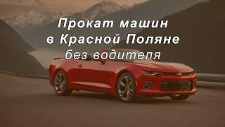 Аренда авто без водителя в Красной Поляне