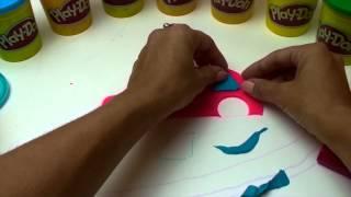 Лепим из пластилина Плей до  красный автомобиль  Play doh Cars