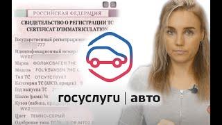 QR-код вместо СТС  (новое приложение Госуслуги.Авто)