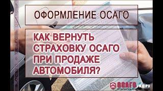 Как вернуть деньги за ОСАГО при продаже автомобиля? Алгоритм на примере Тинькофф Страхование