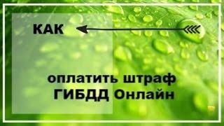 Как оплатить штраф ГИБДД онлайн?