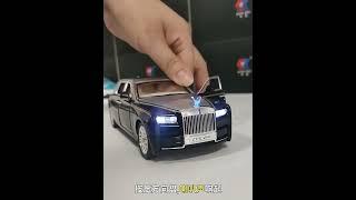 Игрушечная машинка, Авто Rolls Royce Phantom 1/24, имитация металлической модели автомобиля.