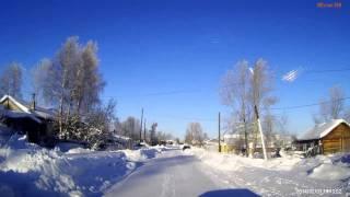 2. Агириш из окна Авто. Советский район. ХМАО  01.02.2014.г