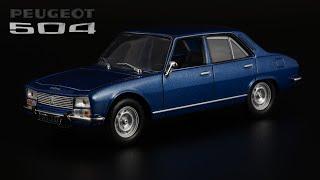 Автолегенды Франции: Peugeot 504 / Масштабные модели автомобилей Франции 1:43 / Журнальная модель