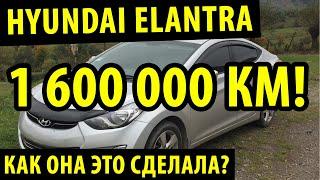 Hyundai Elantra проехала 1 600 000 КМ!!! / Вы в это ВЕРИТЕ?