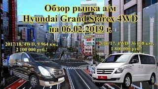 Авто из Кореи! Обзор рынка а/м Hyundai Grand Starex 4WD на 06.02.2019