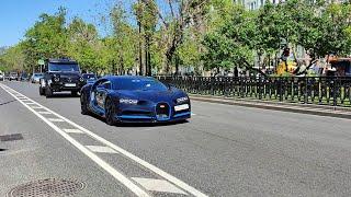 Выходные в центре Москвы #2 - Bugatti Chiron, Aventador S Roadster, F8 Tributo, Huracan P, GT3 RS