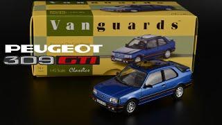 Британская зажигалка: Peugeot 309 GTi Mk2 • Vanguards • Масштабные модели автомобилей 1980-х 1:43