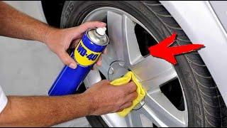 НАТЕР КОЛЕСО АВТОМОБИЛЯ WD-40 ПОСМОТРИТЕ на ЭТОТ чудный РЕЗУЛЬТАТ!!