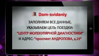 Как оформить QR- код и приехать на авто в Dom-svidaniy