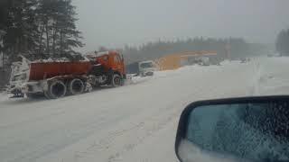 Харьков снег 3.03.2018 Район авто рынка Лоск