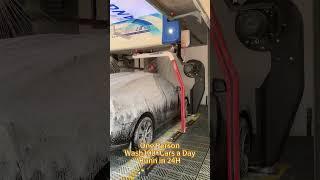 Contactless car wash with 24-hour efficiency#carwash #carwashing