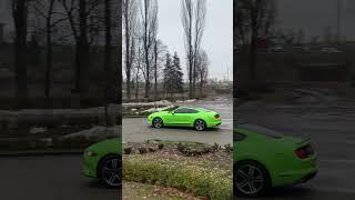 Ford Mustang GT салатовый прокат аренда авто с водителем без водителя