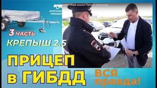 Покупка и регистрация в ГИБДД прицепа "Крепыш". Эксклюзив!