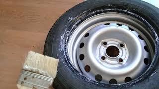 Как забортировать колесо? / How to put a tire on a wheel