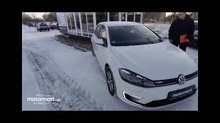 Передача клиенту Volkswagen E-GOLF из Европы, авто в наличии. Пробег 12 000 км!