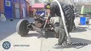 Восстановление ретро автомобиля оборудованием от компании Сила холода